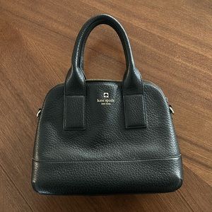 Kate Spade Black Pebbled Purse